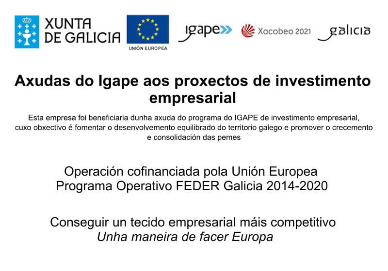 Axuda do IGAPE Proxectos Investimento Empresarial